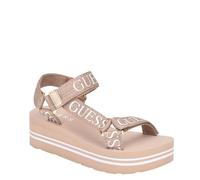 Guess Sandales compensées Avin pour femme, rose gold, 36 EU
