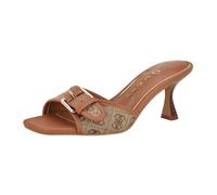GUESS Sandales DistaHeeled pour femme, Beige/Marron 210, 6.5