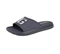 GUESS Sandales Metzer Slide pour homme, Bleu Multi 420, 44 EU