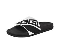 GUESS Sandales Odent Slide pour homme, Noir/Blanc 002, 45 EU