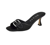 GUESS Sandales Peomit avec talon pour femme, Noir 002, 42 EU
