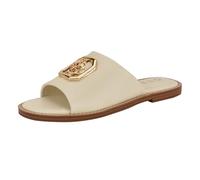 GUESS Sandales plates Graysie pour femme, Ivoire 151, 39 EU