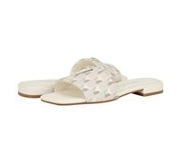 GUESS Sandales plates Tamed pour femme, Ivoire multicolore., 39 EU