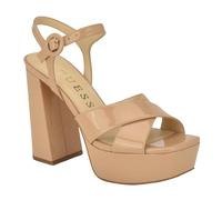 Guess Sandales Vallenn pour femme, Nude 110, 39 EU