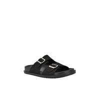 GUESS Sandales Verone pour homme, Logo noir Multi 001, 44 EU