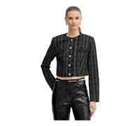 Guess - Sandra Tweed Jacket - Femme - Vestes - Noir - Taille: 44 FR