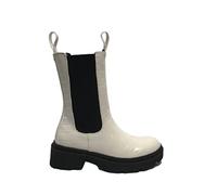GUESS Scarpe Donna Stivale Chelsea Boot Lori Ecopelle Stampa Cocco White D22GU36 FL7LORPEL10 36