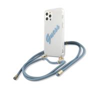 Guess Script Vintage Hardcase, Bleu - iPhone 12 Pro Max