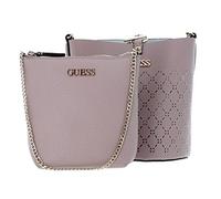 GUESS Seau Amara pour femme, taille unique, biscuit, Taille Unique