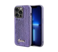 Guess Sequin Script Metal Case violet - iPhone 14 Pro Max