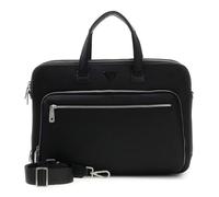 GUESS serviette sac d'ordinateur portable pour ordinateur portable Berna Laptop Bag Black noir
