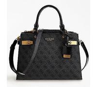 Guess Sg839606 Zadie Logo Sac À Main À Rabat Pour Femmes En Charbon