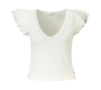 Guess - Short Sleeve V-Neck T-Shirt - Femme - Tops - Blanc - Taille: 38 FR