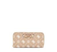 GUESS SILIA SLG Medium ZIP AROUND, COLOR BSG - BISCUITS LOGO BSG - BISCUTTI LOGO One Size, Biscuits Logo Bsg, Taille unique