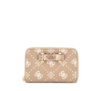 GUESS SILIA SLG Medium ZIP AROUND, COLOR BSG - BISCUITS LOGO BSG - BISCUTTI LOGO One Size, Biscuits Logo Bsg, Taglia Unica, Streetwear