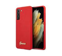 Guess Silikon Case Logo, Rouge - Galaxy S21+