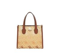 GUESS Silvana 2 COMP Mini Tote, Hand Bag Women, Logo Cognac, Taille Unique