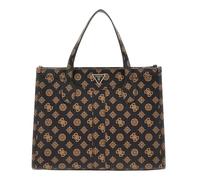 GUESS Silvana Two Compartment Tote Mocha Logo