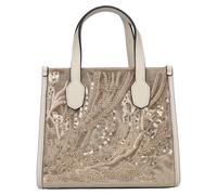 Guess - Silvana Velvet Mini Handbag - Femme - Sacs - Beige - Taille: ONE Size