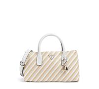 GUESS Simona Satchel Bag Natural/White