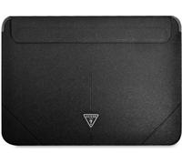 Guess Sleeve GUCS14PSATLK 13/14 noir Saffiano Triangle Logo