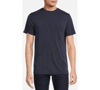 GUESS Smooth Small Logo Cn Smart Blue Taille: XS | T-shirts Basiques Outlet | Homme | Bleu