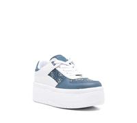 GUESS Sneakers à Plateforme Cuir mélangé Jeans - Femme