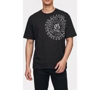 GUESS Ss Bsc Letter Presse Jet Black Multi Taille: M | T-Shirts Outlet | Homme | Le Noir