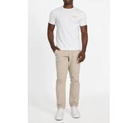 GUESS Ss Bsc Painters Tee Pure White/energy Pe Taille: L | T-Shirts Outlet | Homme | Blanche