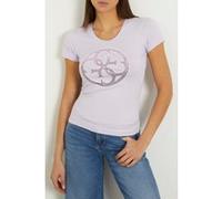 GUESS Ss Cn 4g Logo Tee New Light Lilac Taille: XS | Chemises Outlet | Femme | Mauve