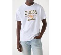GUESS Ss Cn 4g Tee Pure White Taille: M | T-Shirts Outlet | Homme | Blanche