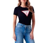 Guess T-shirt Femme SS CN Original Tee Manches courtes – rouge/noir/blanc – Taille M