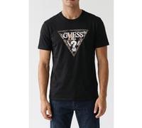 GUESS Ss Cn Triangle Jet Black A996 Taille: M | T-Shirts Outlet | Homme | Le Noir