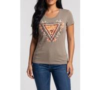 GUESS Ss Triangle Flowers Sage Leaf Taille: S | Chemises Outlet | Femme | Vert