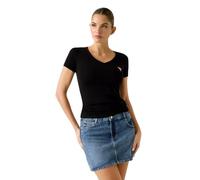 Guess T-shirt Jeans Mini Triangle manches courtes gris clair/rouge/noir Taille M