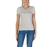Guess - SS VN Python Triangle T-Shirt - Femme - Tops - Blanc - Taille: 40 FR