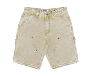 Guess - Style Charpentier Jeans Courts Blancs - Homme - Shorts - Beige - Taille: W34