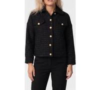 GUESS Sue Oversize Jacket Jet Black A996 Taille: 38 | Vestes d'hiver Outlet | Femme | Le Noir