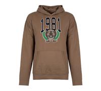 Guess - Sweat à capuche classique - Femme - Sweatshirts et sweats à capuche - Brun - Taille: 38 FR