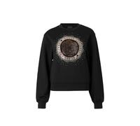 GUESS Sweat-shirt 'PEONY' noir, Taille M