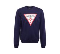 GUESS Sweat-shirt 'Audley' marine / rouge / blanc, Taille XXL