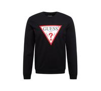 GUESS Sweat-shirt 'Audley' rouge / noir / blanc, Taille XXL
