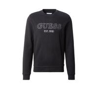 GUESS Sweat-shirt 'Beau' gris / noir, Taille S