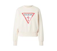 GUESS Sweat-shirt beige clair / rouge / noir / blanc, Taille M