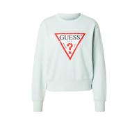 GUESS Sweat-shirt bleu pastel / rouge / noir / blanc, Taille L