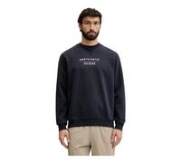 Guess - SweaT-shirt en coton - Homme - Sweatshirts et sweats à capuche - Bleu - Taille: M