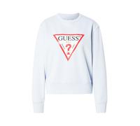 GUESS Sweat-shirt gris clair / rouge / noir / blanc, Taille S