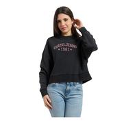Guess - SweaT-shirt Logo Brodé - Femme - Sweatshirts et sweats à capuche - Noir - Taille: 40 FR