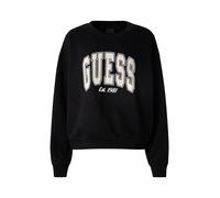 GUESS Sweat-shirt noir / blanc, Taille S
