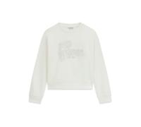 GUESS Sweat-Shirt pour Fille Écru 12 Ans (152cm)